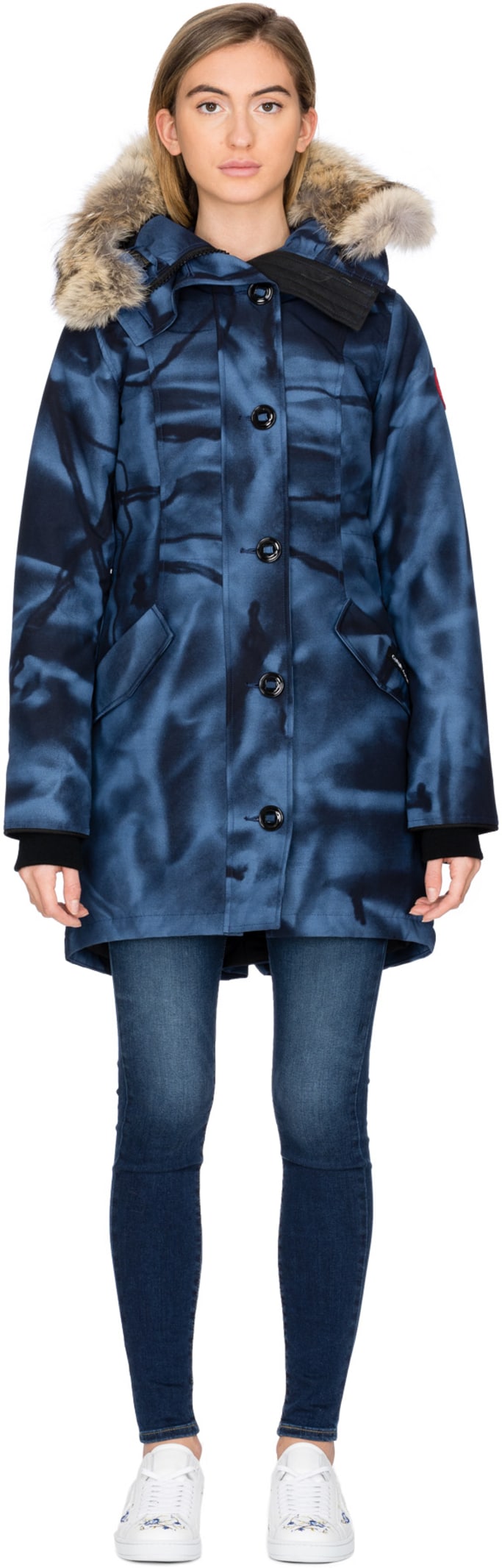 Canada Goose Rossclair Parka Abstract Blue Camo Influenceu