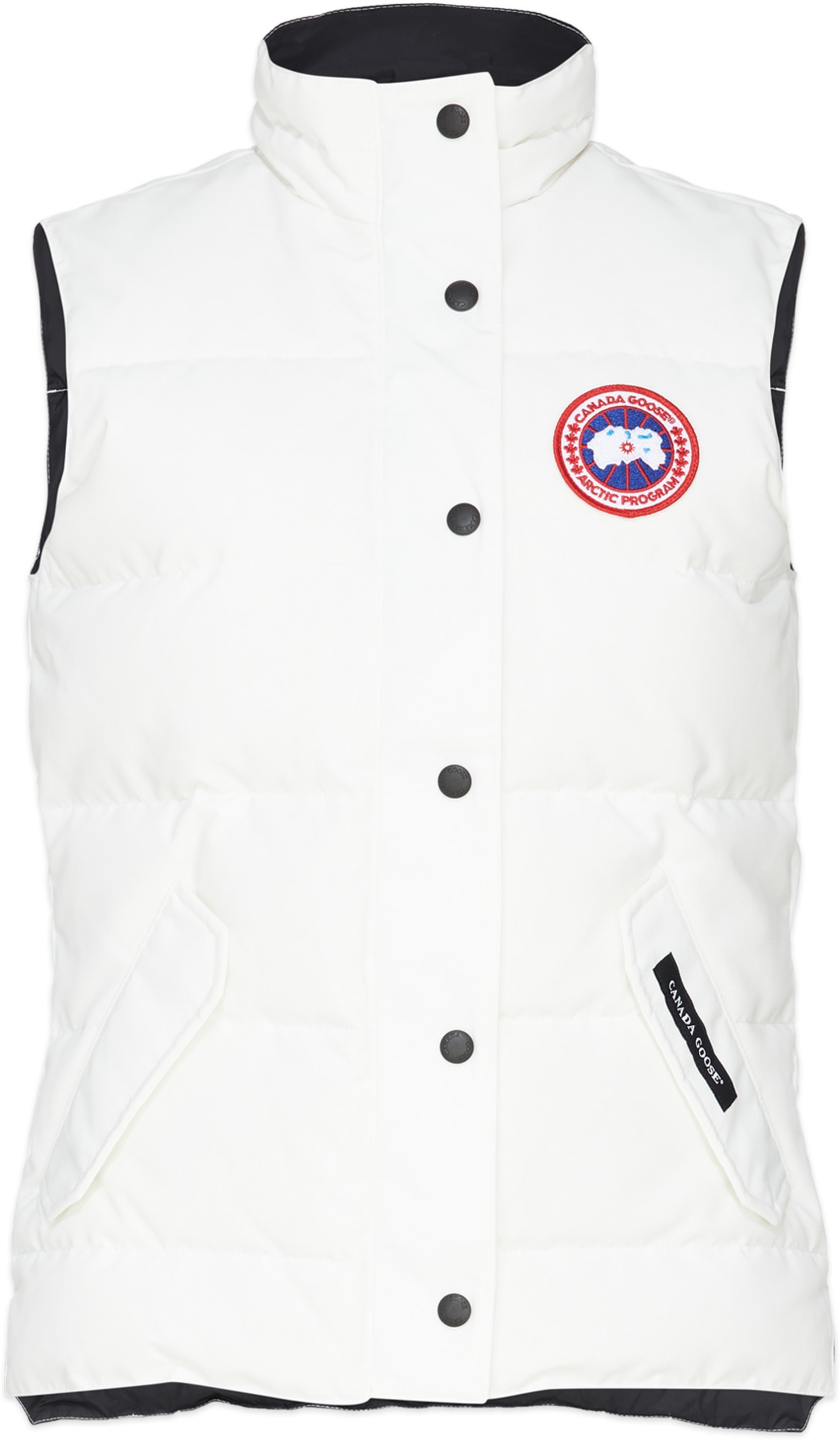 white canada goose vest