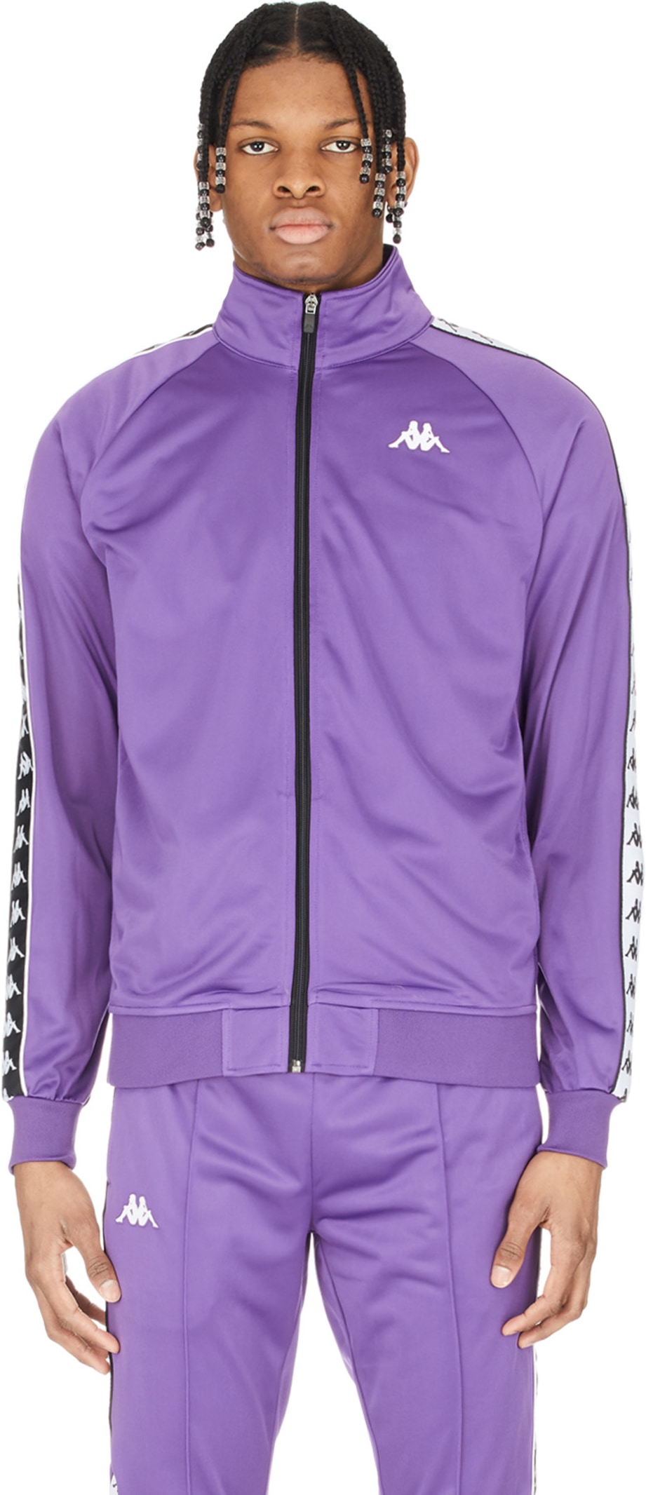 kappa track jacket purple Cinosural International School