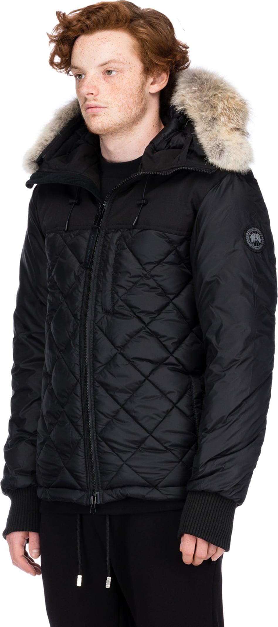 canada goose pritchard coat black label