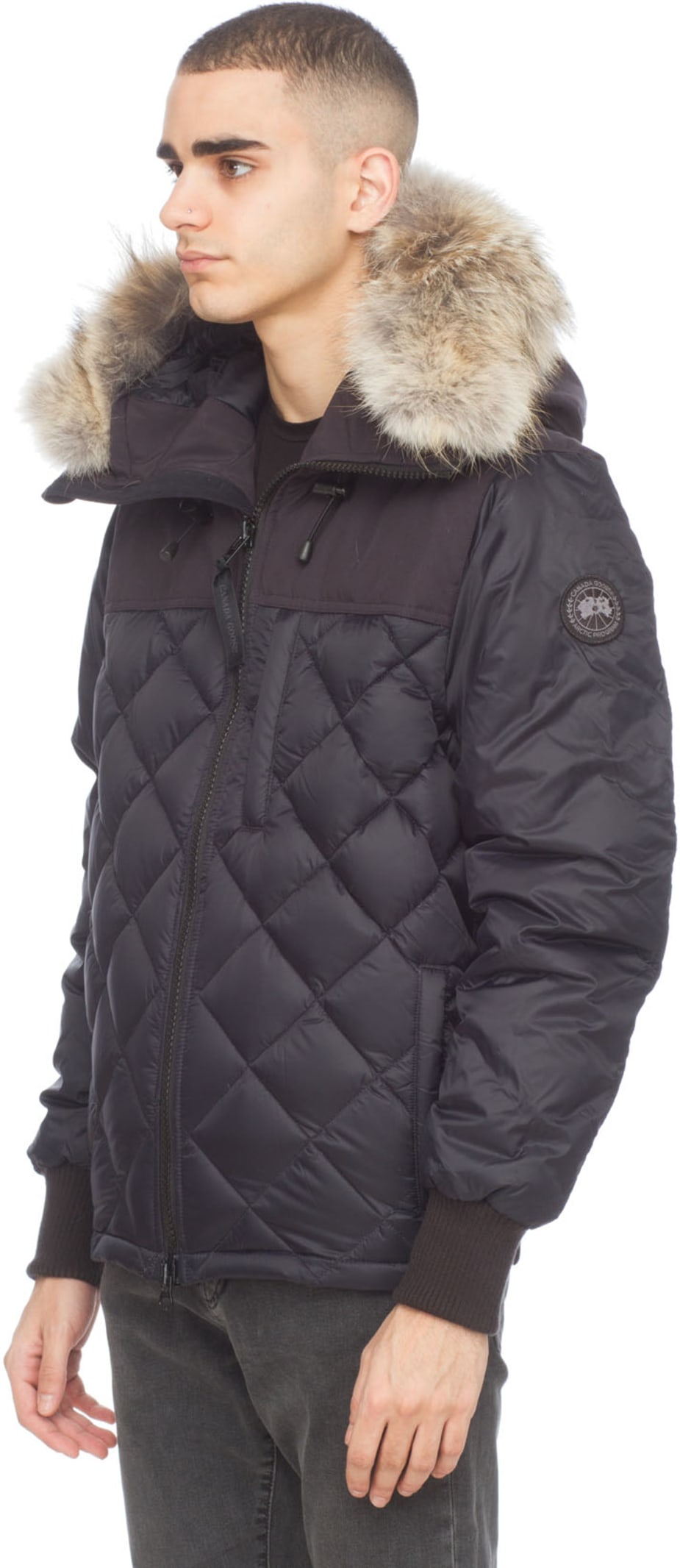 canada goose pritchard coat black label