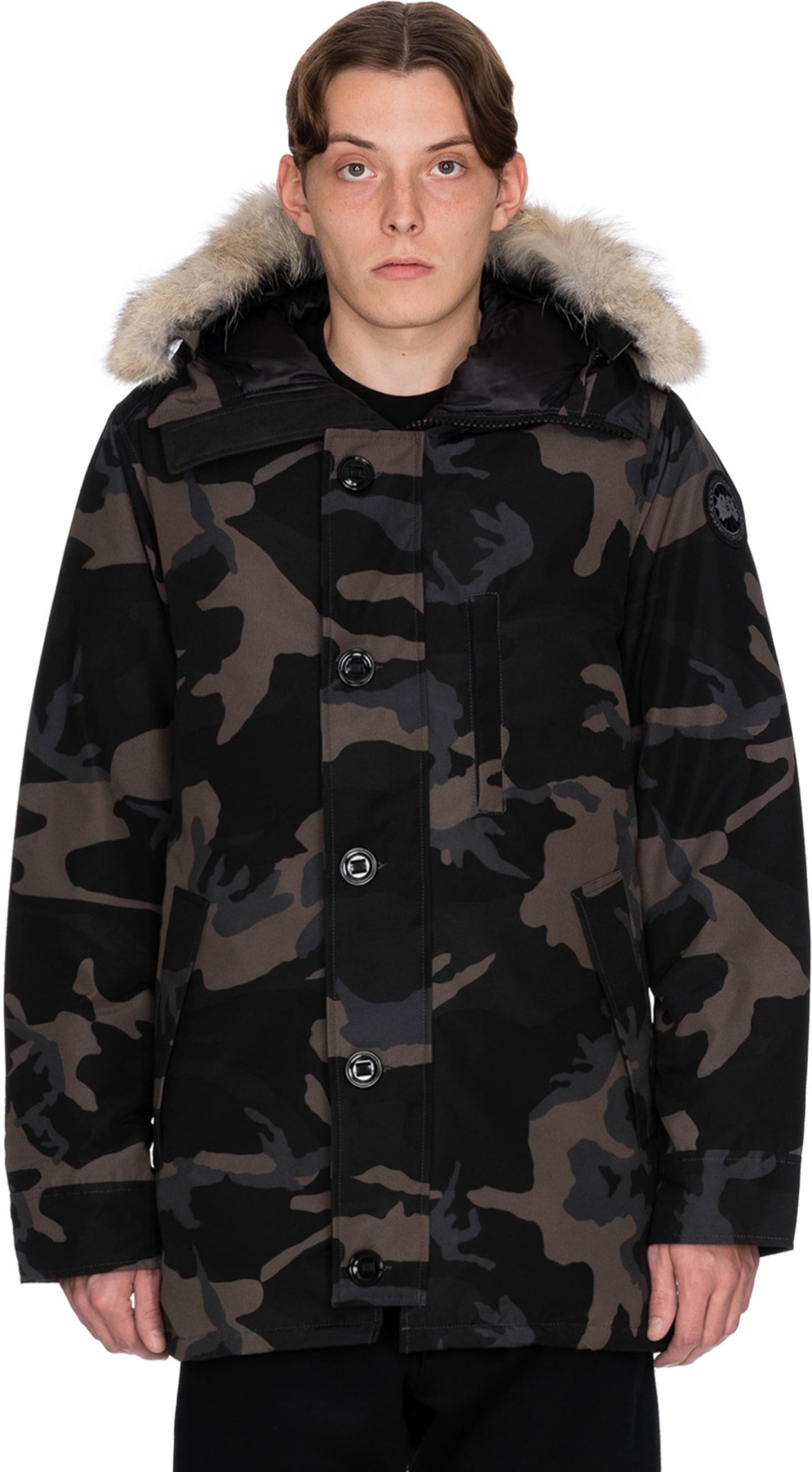 canada goose camo black label