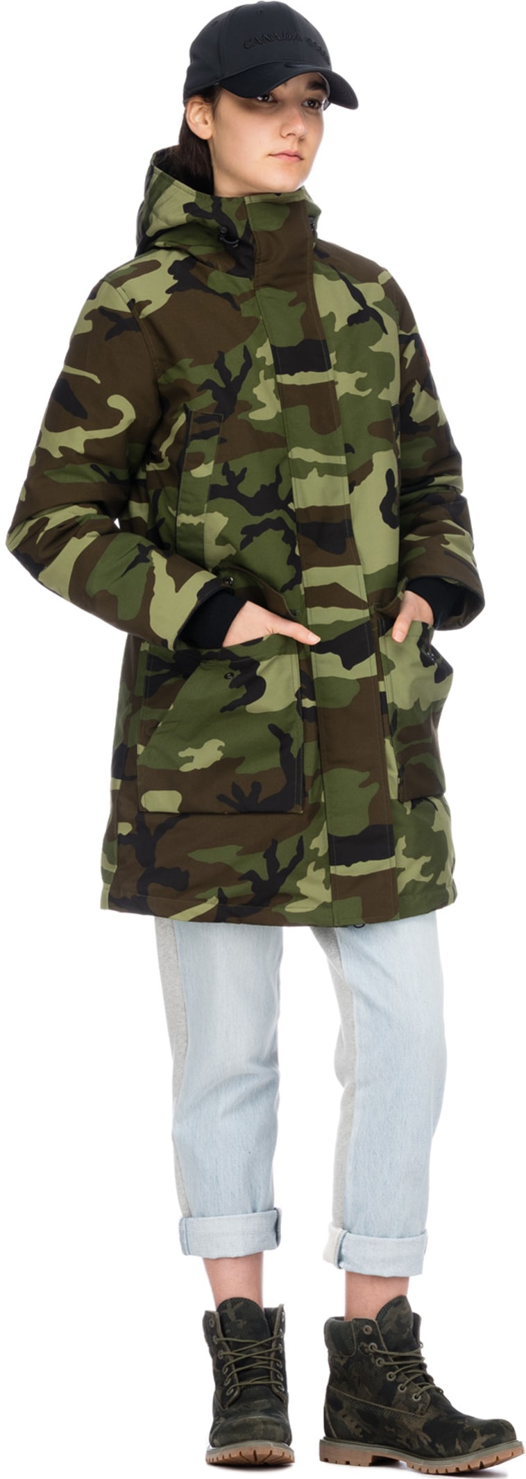 canada goose canmore parka camo