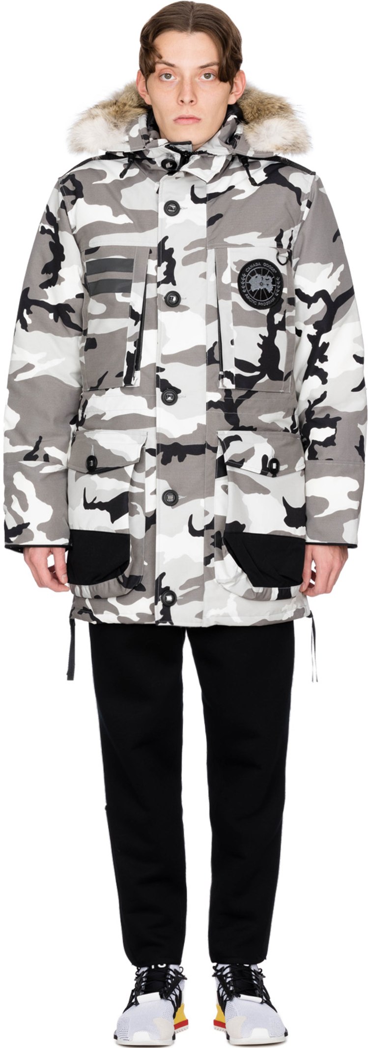 macculloch parka black label grey camo