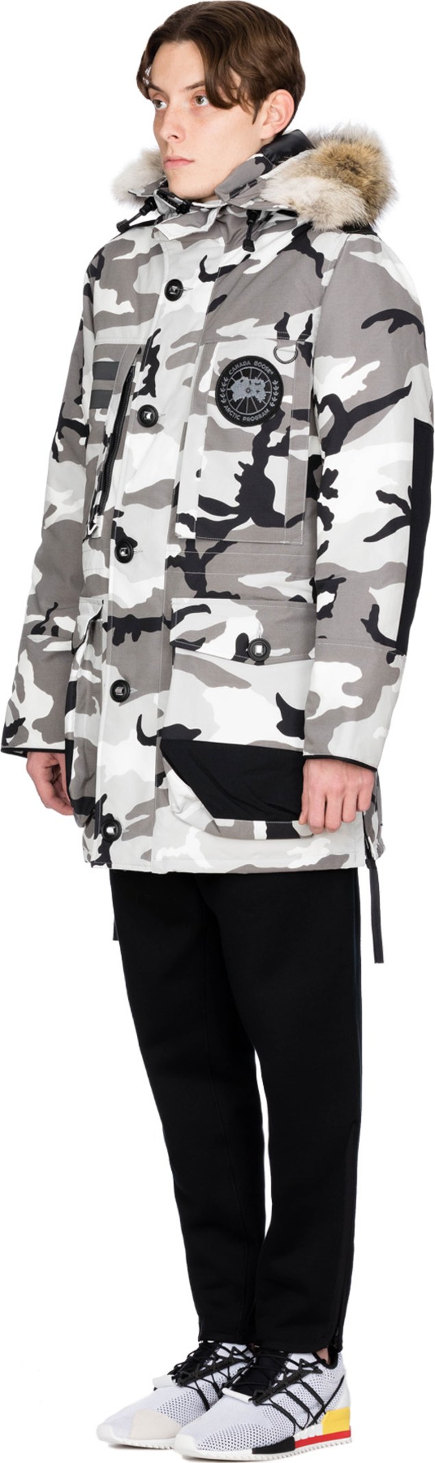 macculloch parka black label grey camo