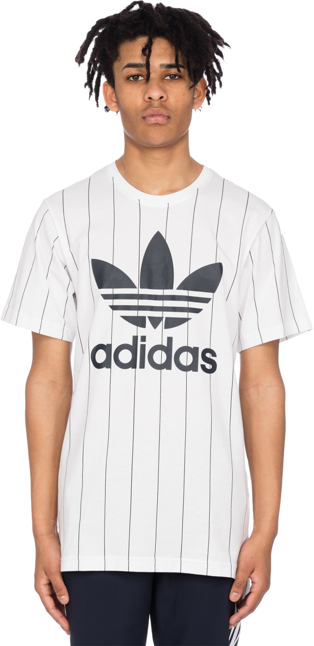 adidas pinstripe shirt