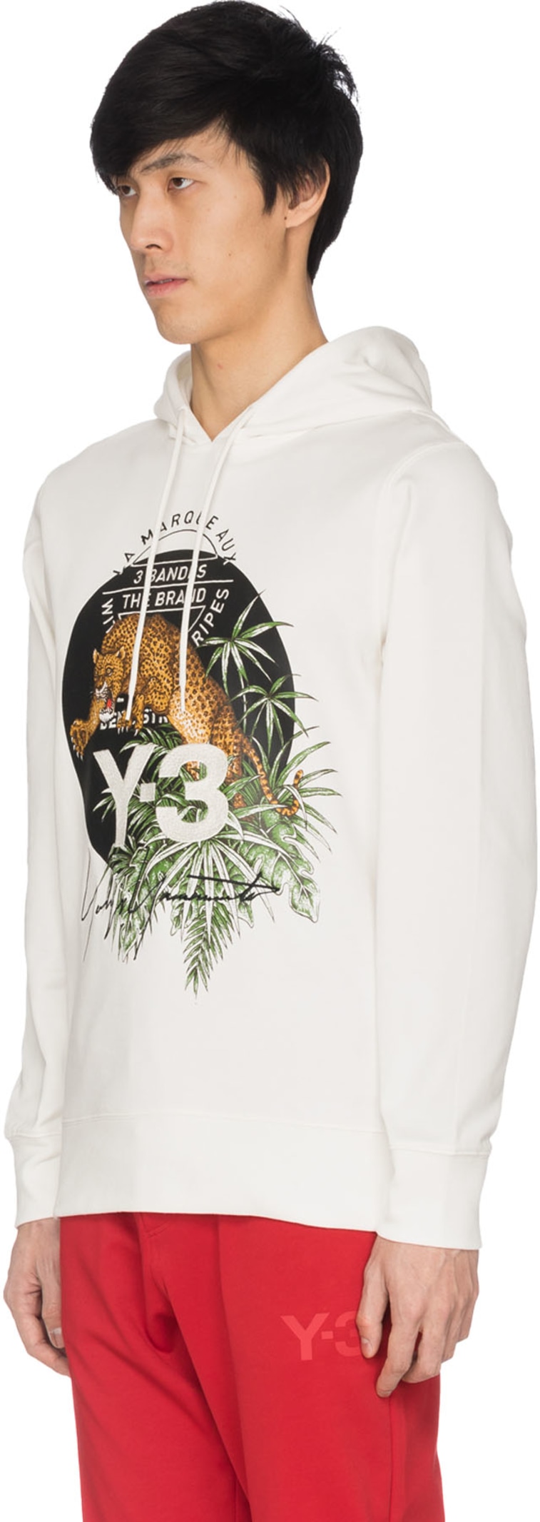 y3 leopard hoodie