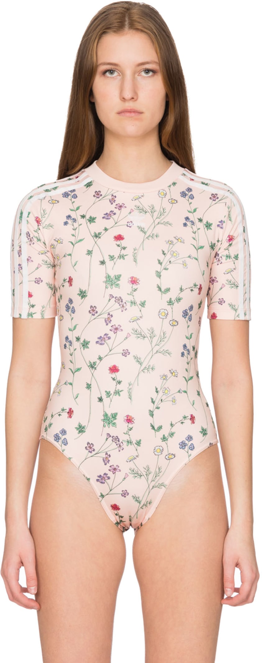 adidas floral bodysuit