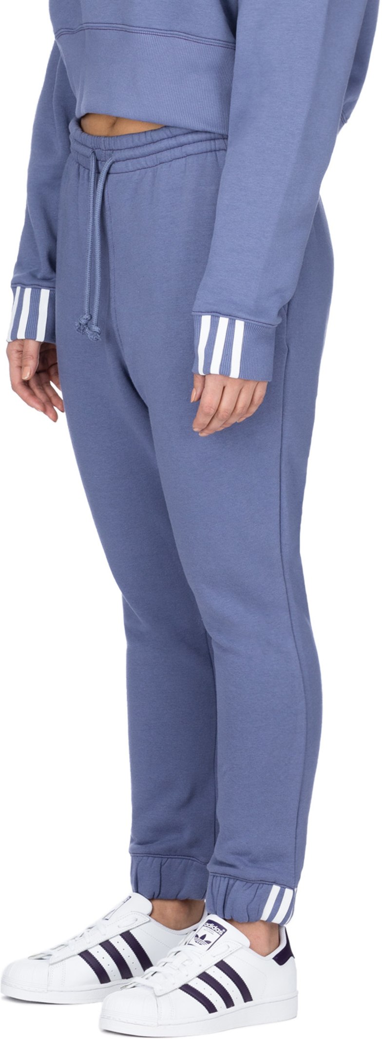 adidas originals coeeze cuffed fleece pants