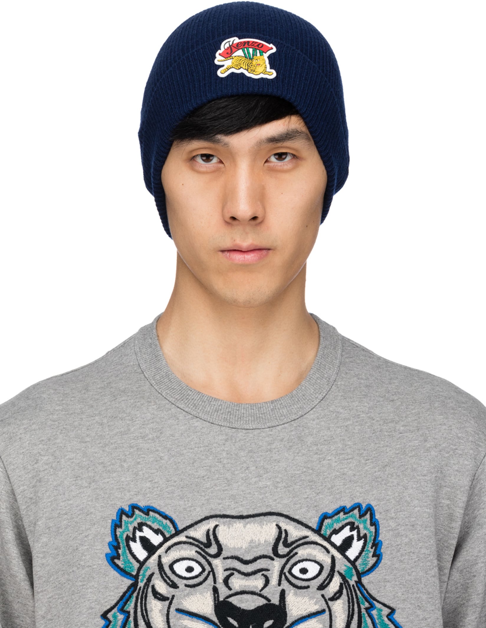 kenzo tiger beanie