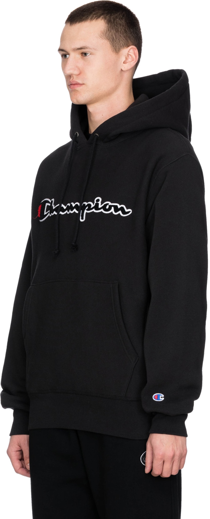 champion script overhead hoodie