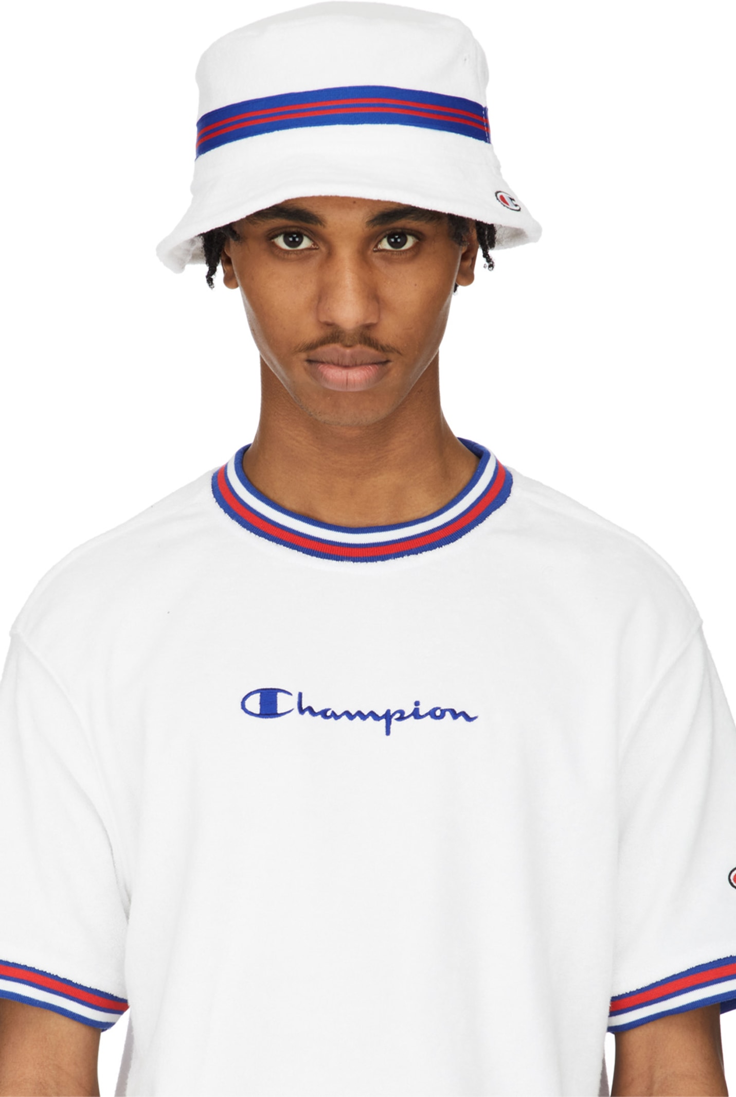 champion white bucket hat
