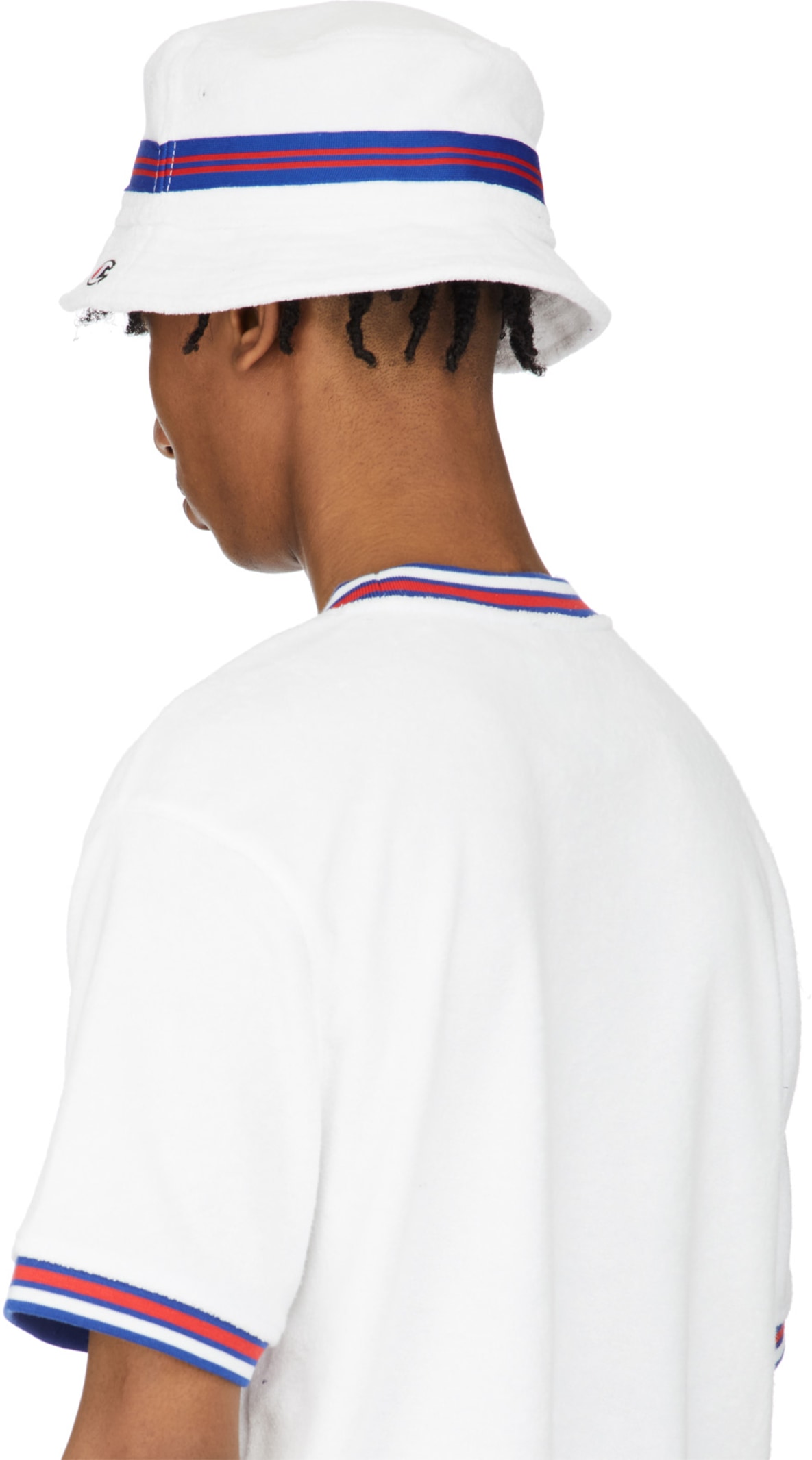 Champion Terry Cloth Bucket Hat White Influenceu