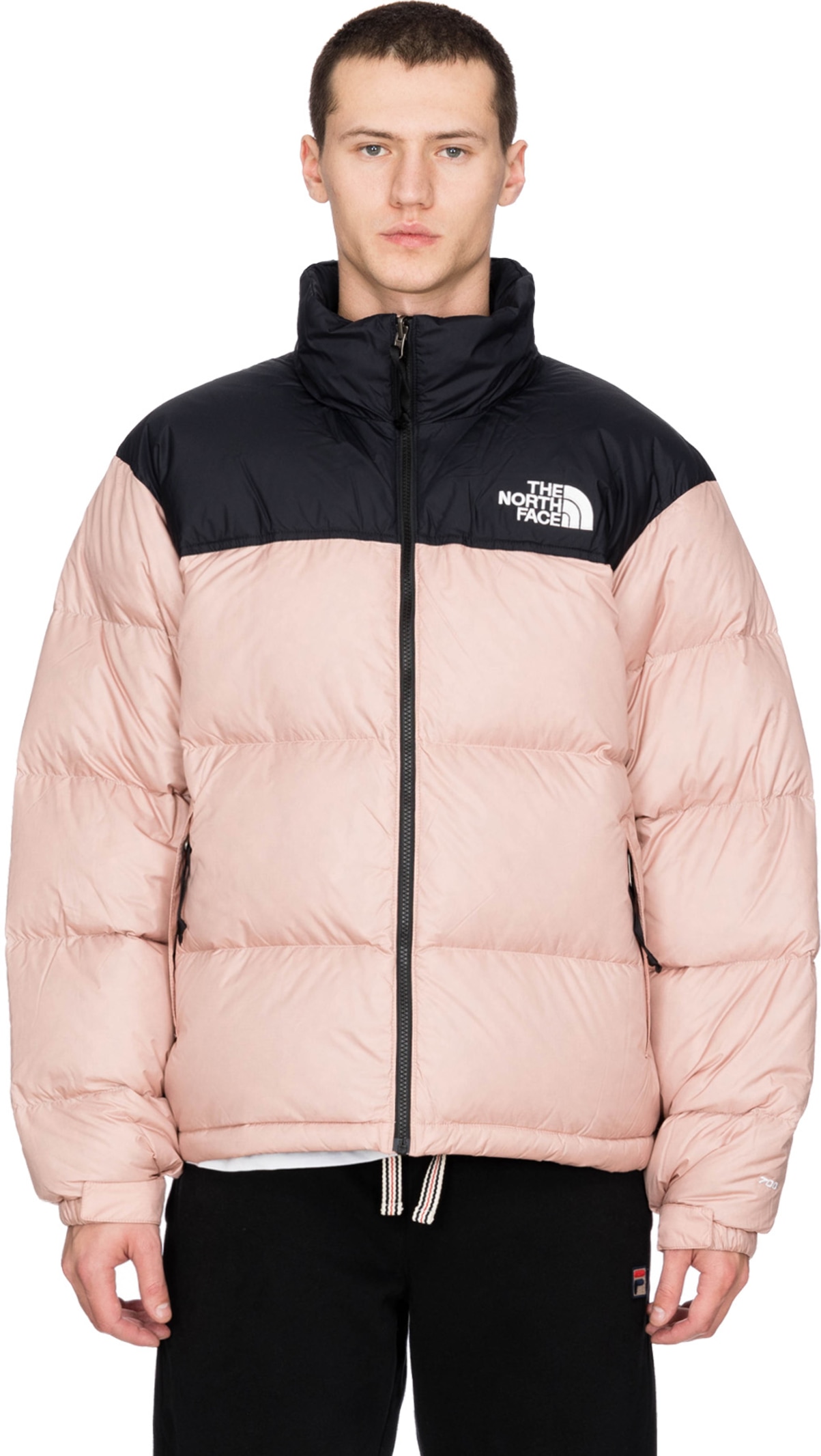 the north face nuptse misty rose