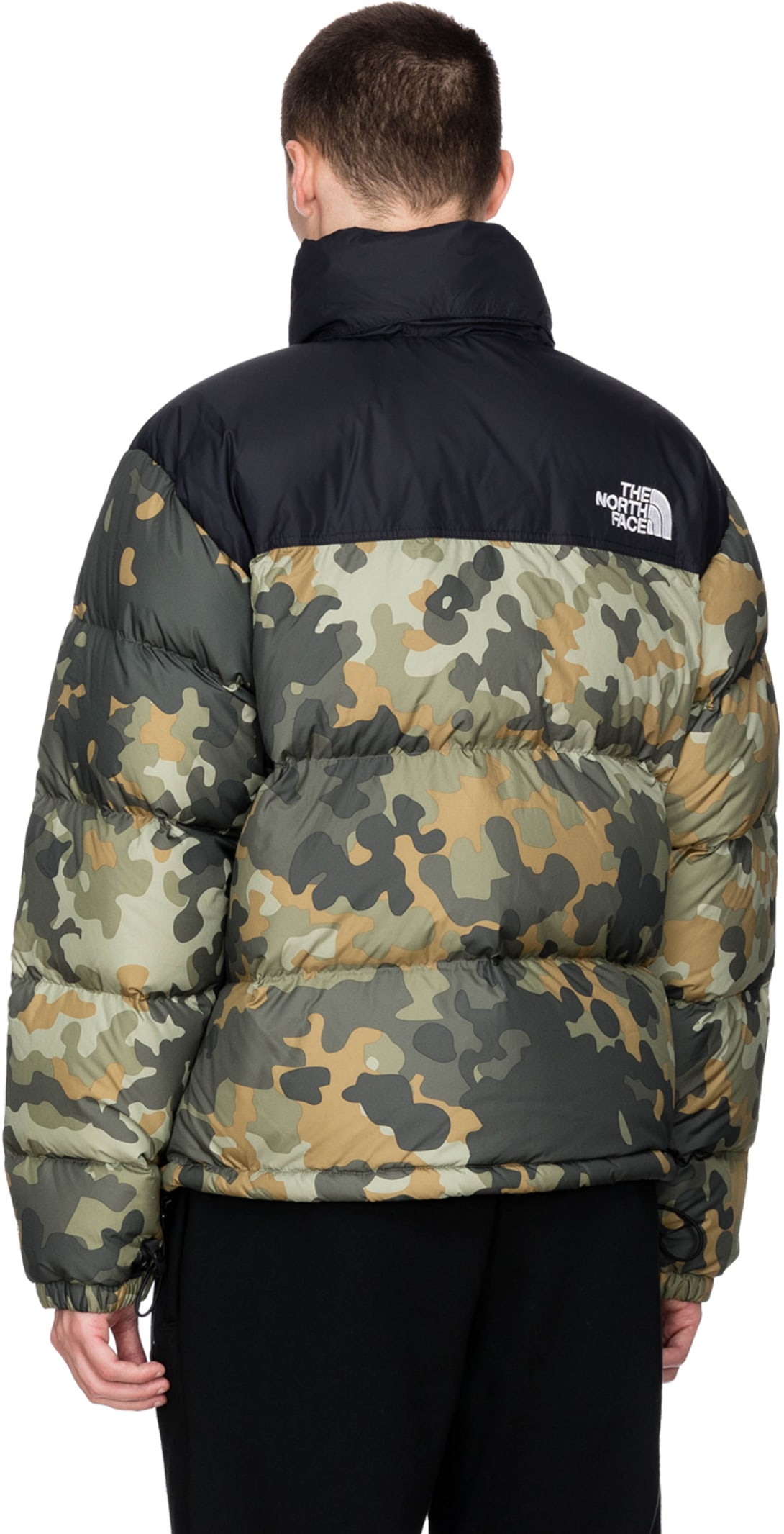 the north face 1996 retro nuptse jacket camo