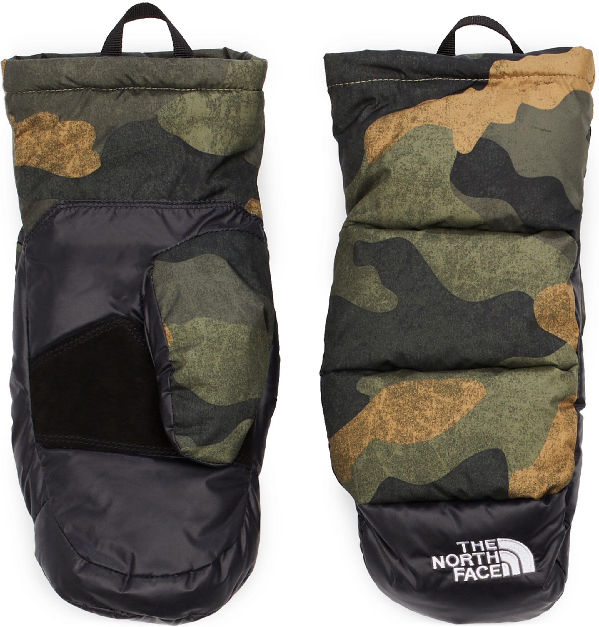 the north face nuptse camo