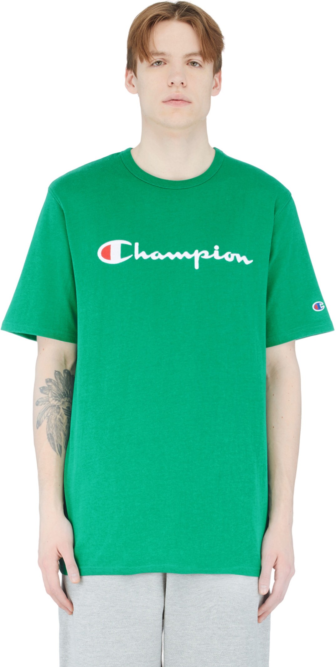 champion green tshirt