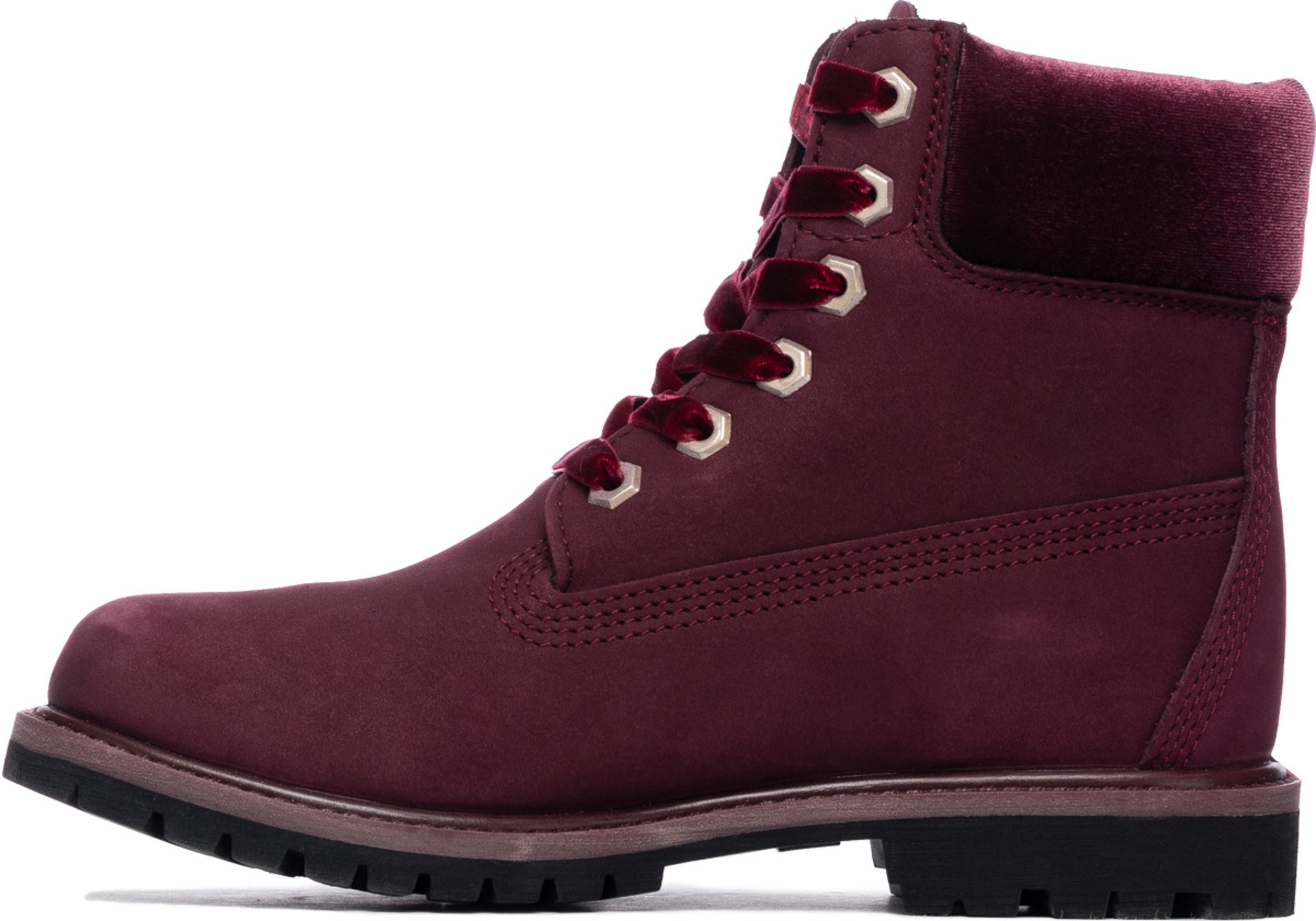 timberland velvet burgundy