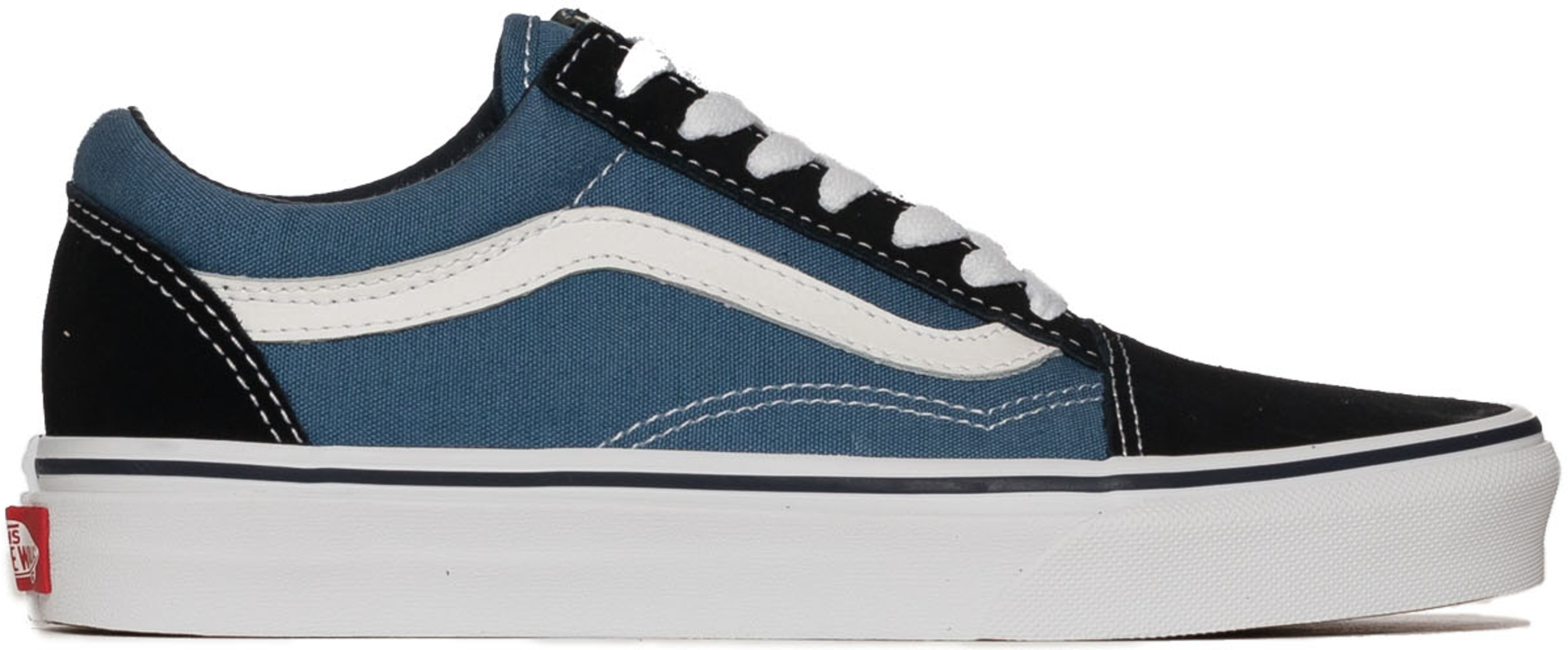 vans bleu et blanche