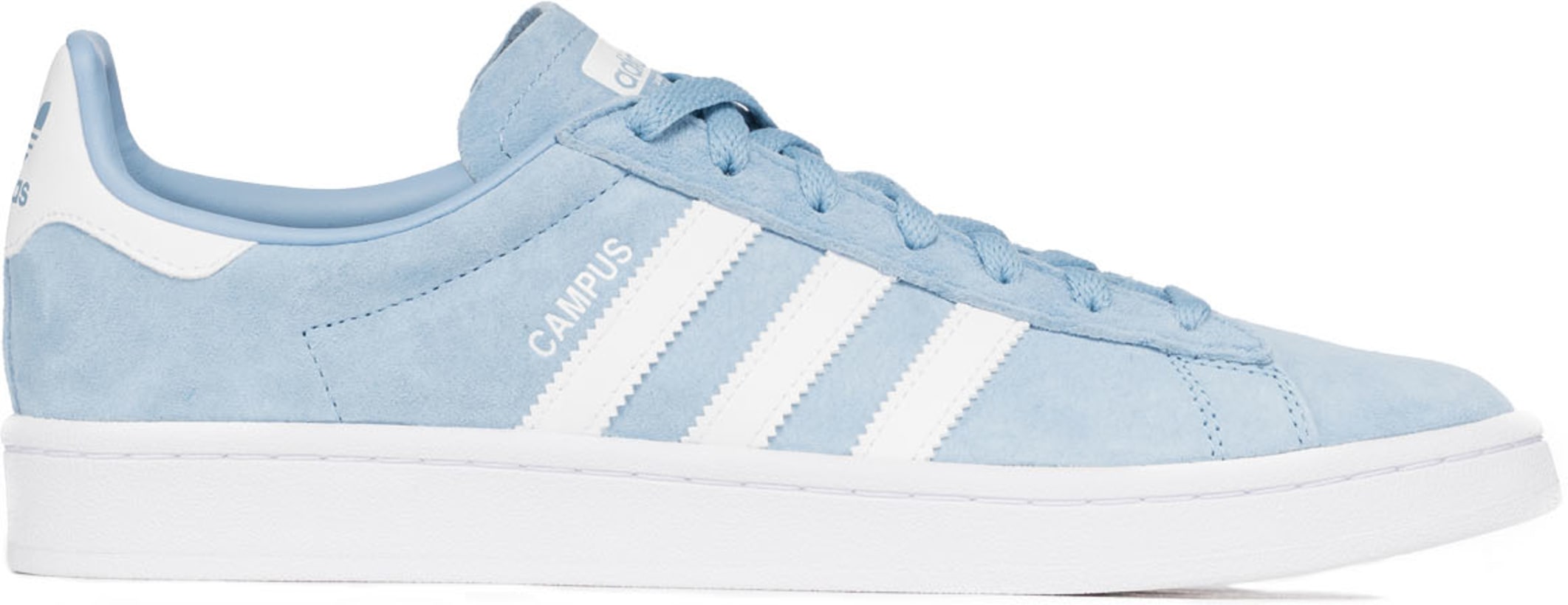 adidas Originals: Campus - Ash Blue/Cloud White/Cloud White | influenceu