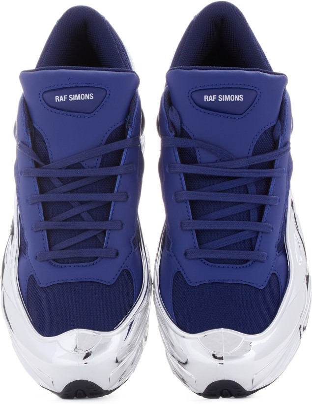 raf simons metallic silver