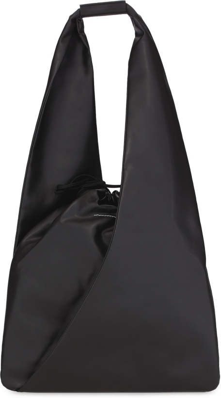 MM6 Maison Margiela: Japanese Bucket Bag - Black | influenceu