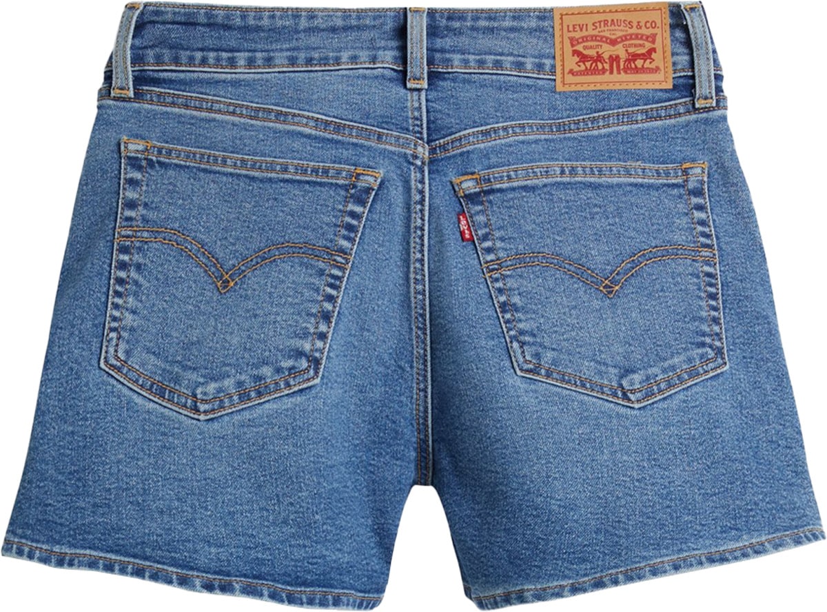 Levis: Blue A-Line Shorts - 2