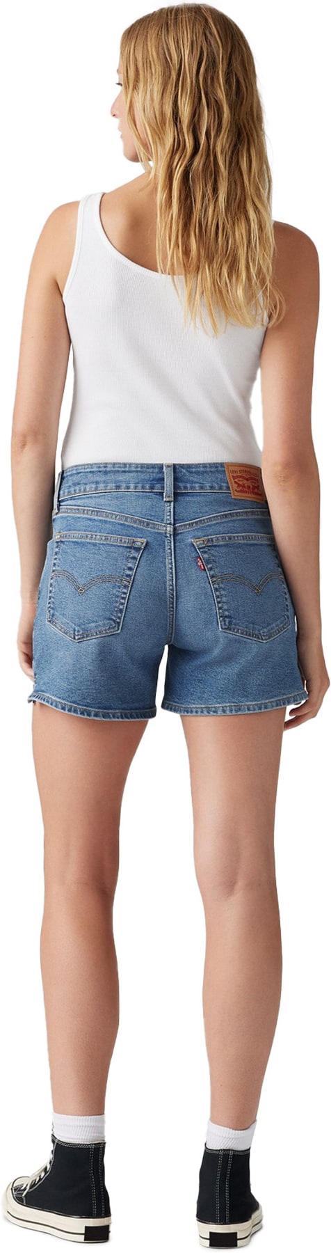 Levis: Bleu Short A-Line Bleu - 4