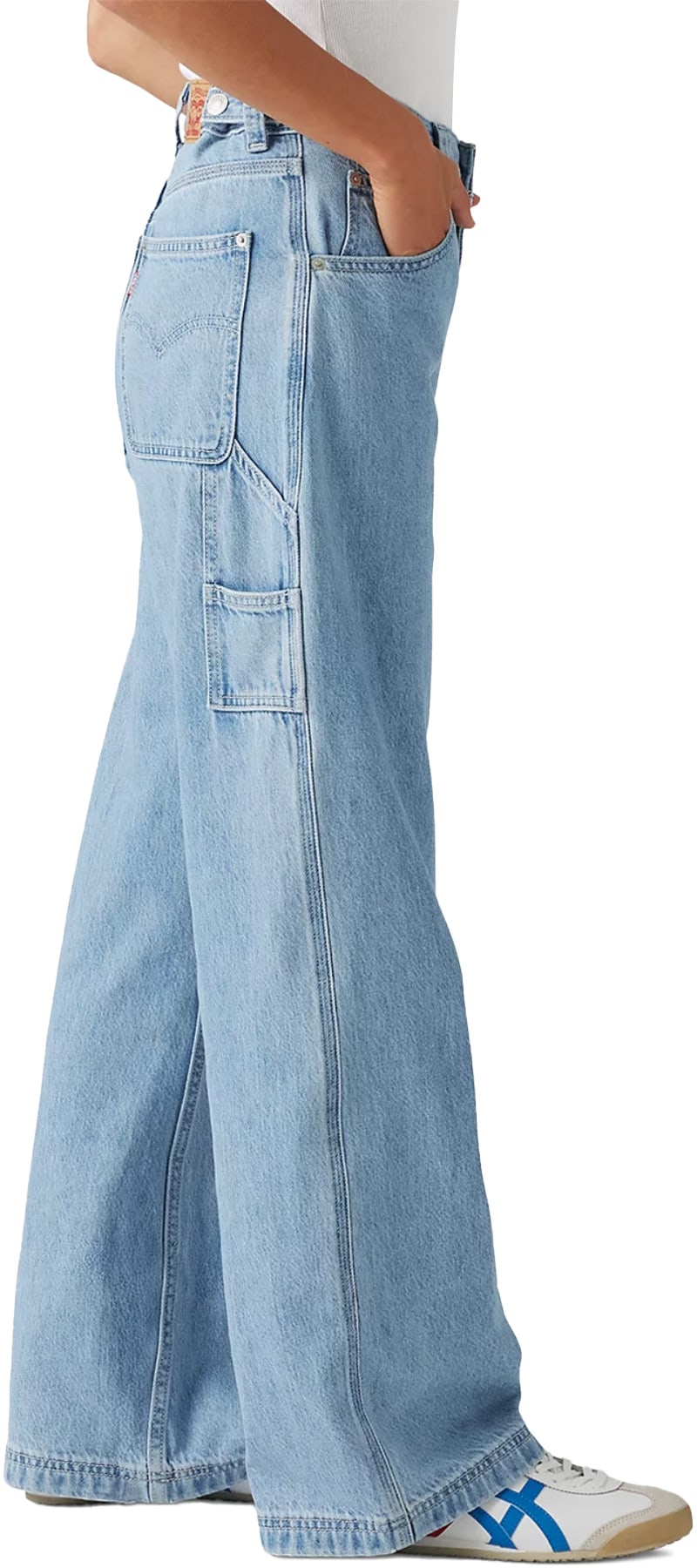 Levis: Bleu Cinch Baggy Carpenter Jeans Bleu - 2