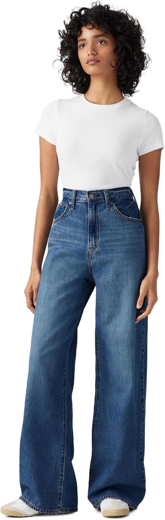Levis: Blue Cinch Baggy Jeans - 3