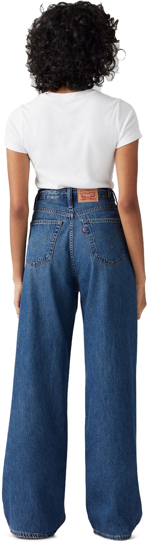 Levis: Blue Cinch Baggy Jeans - 4
