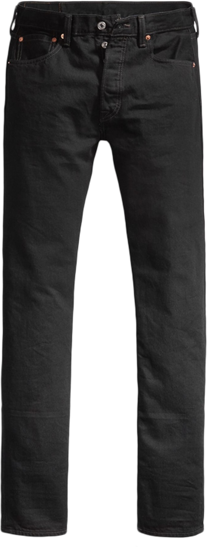 Levis: Noir 501 Original Fit Jeans Noir - 1