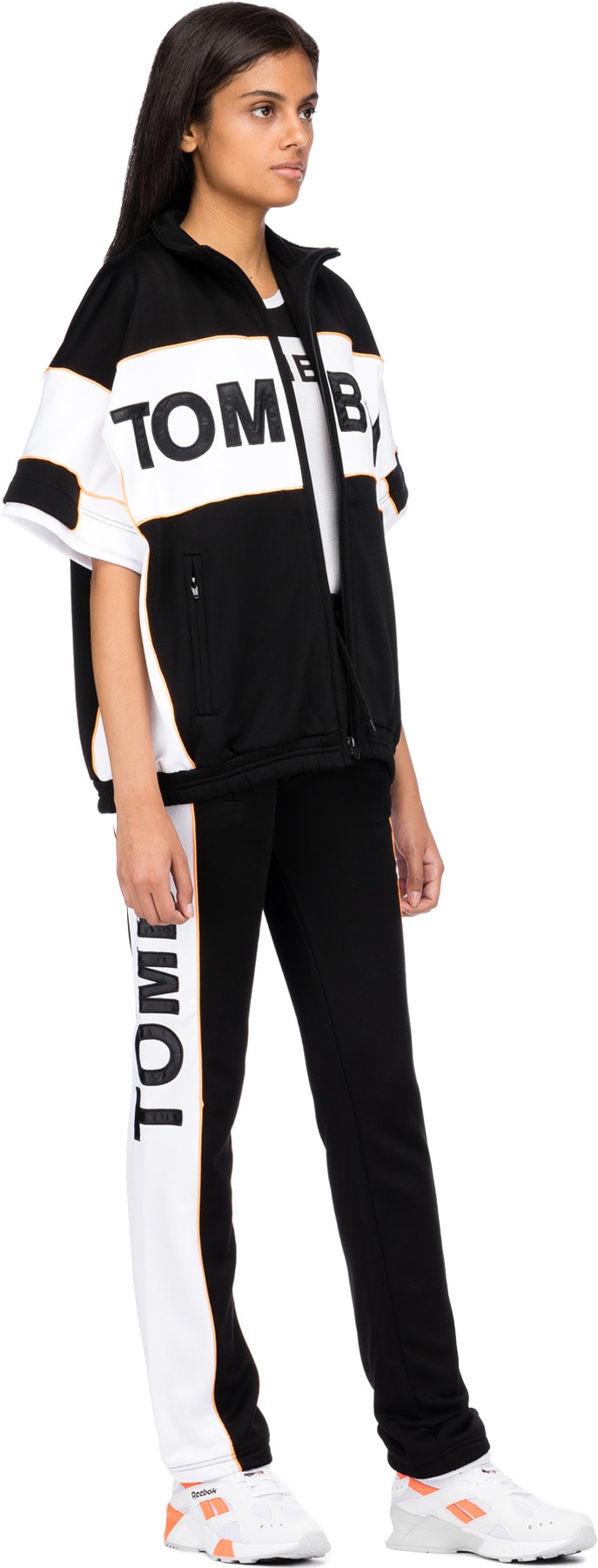 Filles a Papa: Black Marvin Track Jacket - 4