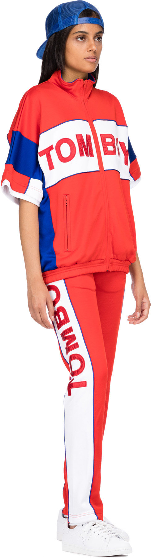 Filles a Papa: Red Marvin Track Jacket - 4