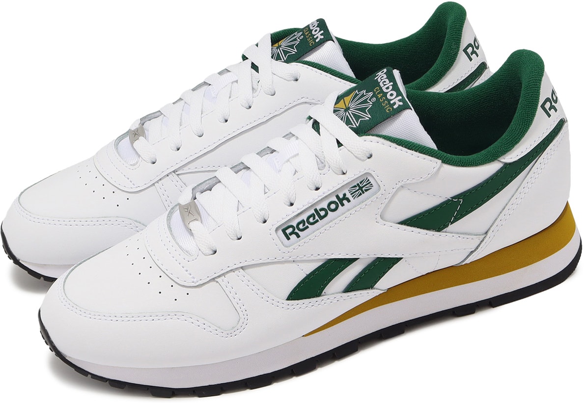 Reebok: Blanc Cuir classique Blanc - 3