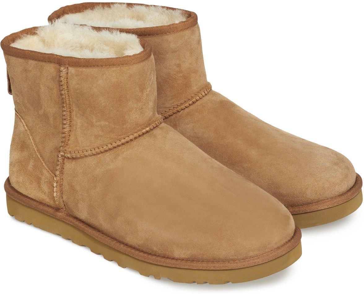 UGG: Brown Classic Mini Boots - 4