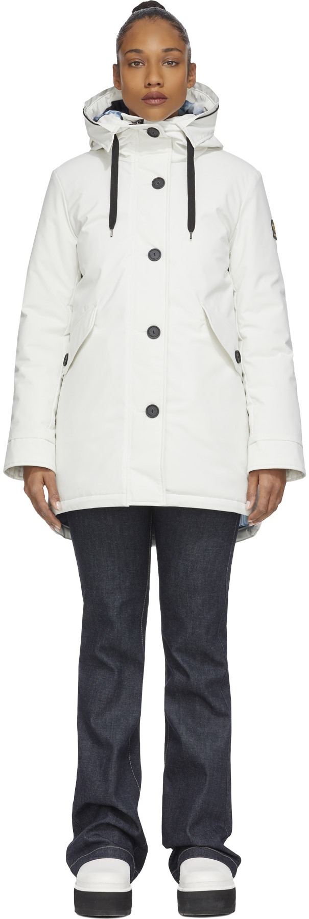 Kanuk: Blanc Parka Wallen Blanc - 1