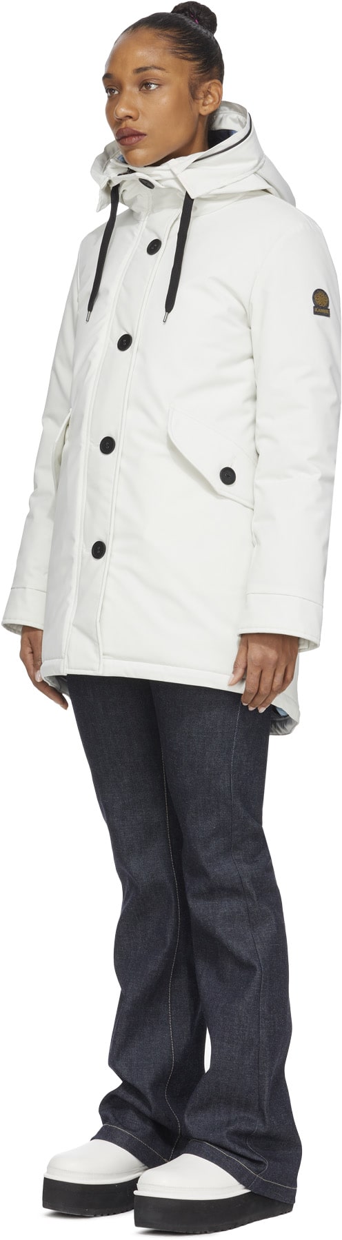 Kanuk: Blanc Parka Wallen Blanc - 2