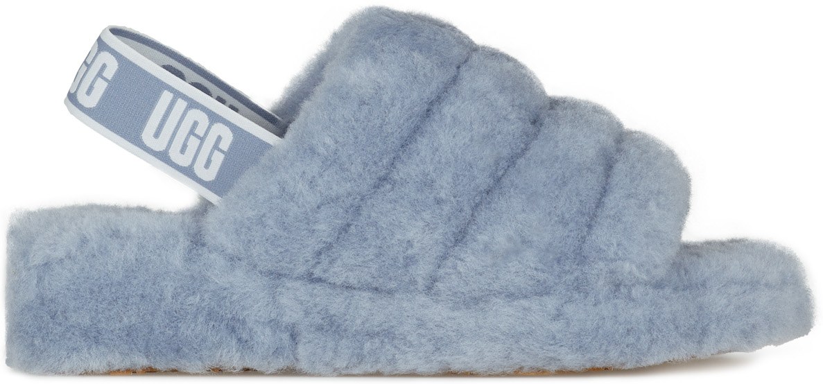 UGG: Grey Fluff Yeah Slide - 1