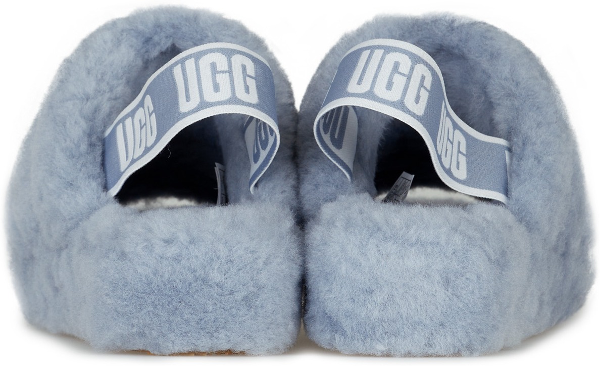 UGG: Grey Fluff Yeah Slide - 5