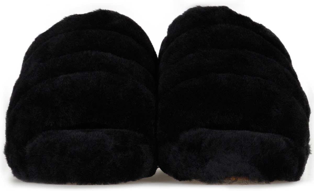 UGG: Black Fluff Yeah Slide - 3