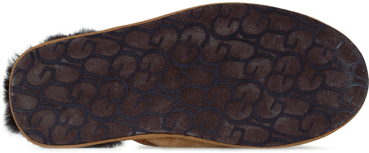 UGG: Brown Scuff Logo - 6