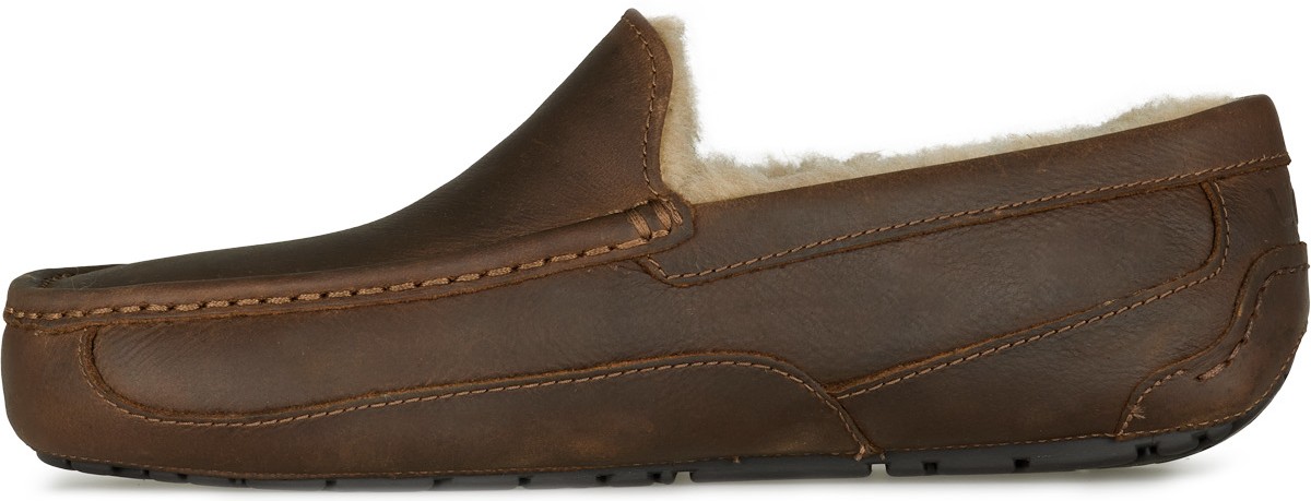 UGG: Brun Ascot Cuir Mate Brun - 2