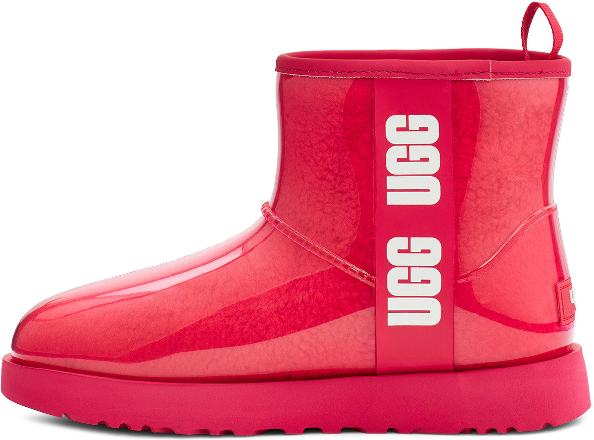 UGG: Pink Classic Clear Mini - 2