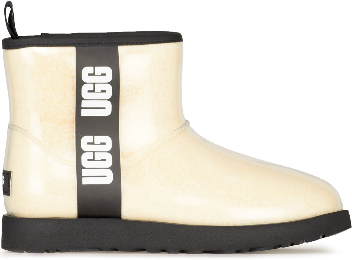 UGG: Blanc Bottes Classic Clear Mini Blanc - 1