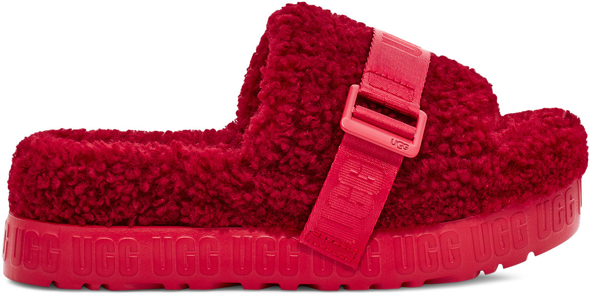 UGG: Red Fluffita - 1