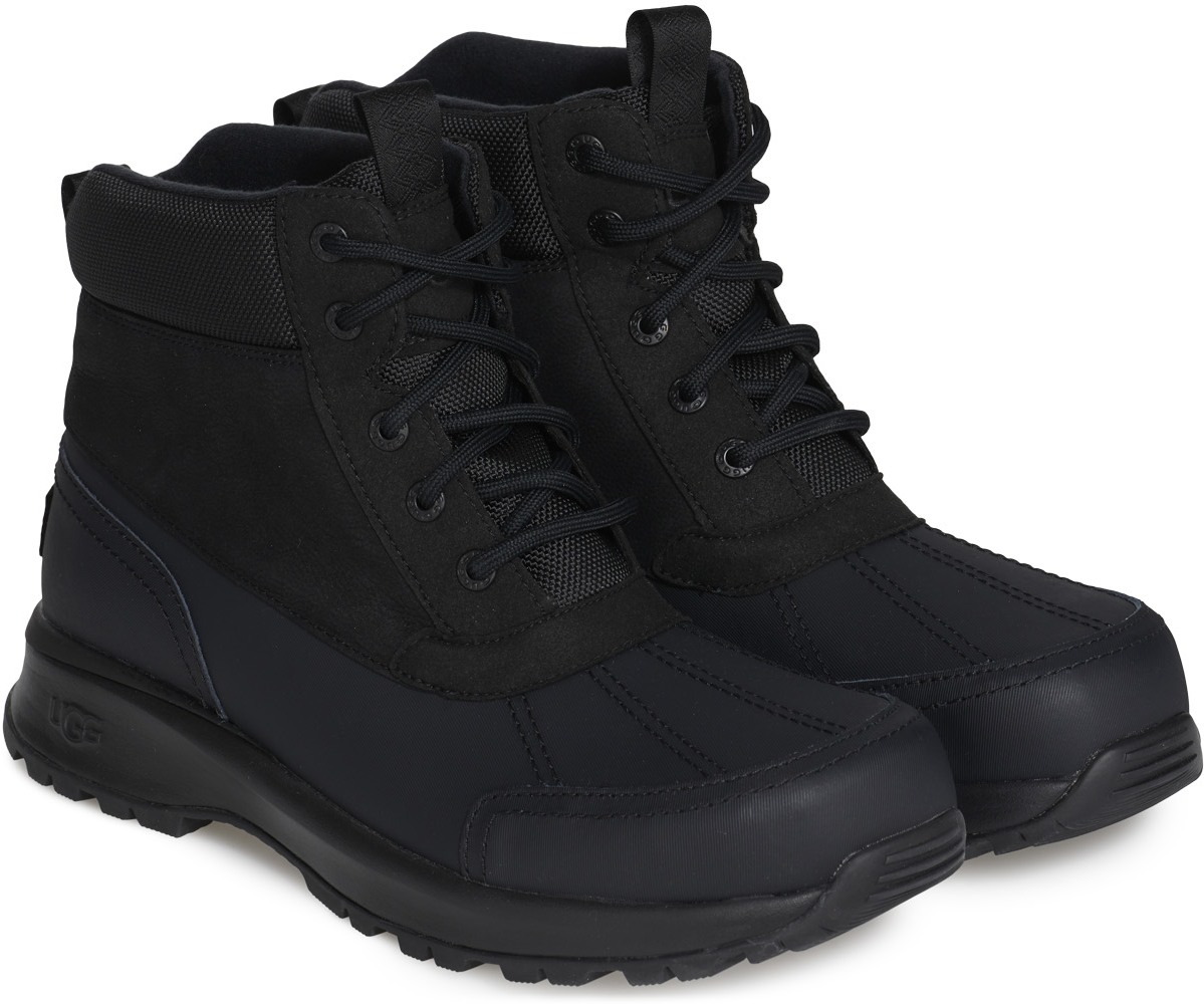 UGG: Noir Bottes Emmett Duck Noir - 4