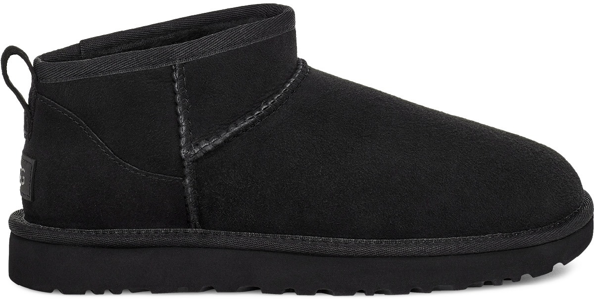 UGG: Black Classic Ultra Mini - 1