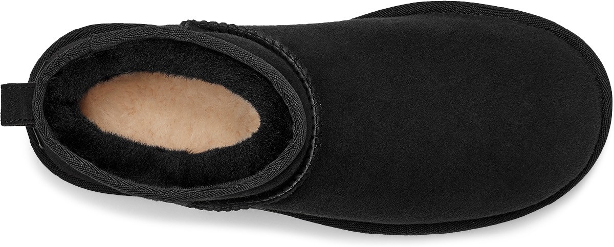 UGG: Black Classic Ultra Mini - 5