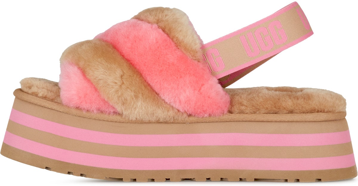 UGG: Multicolor Disco Stripe Slide - 2